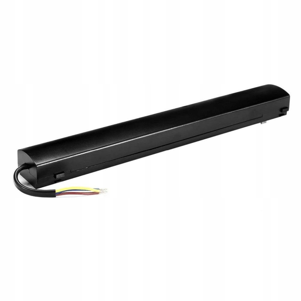 Zásuvný napájací zdroj 200 W čierny pre koľajnicový kábel Komatsu Slim 6048 Antigo