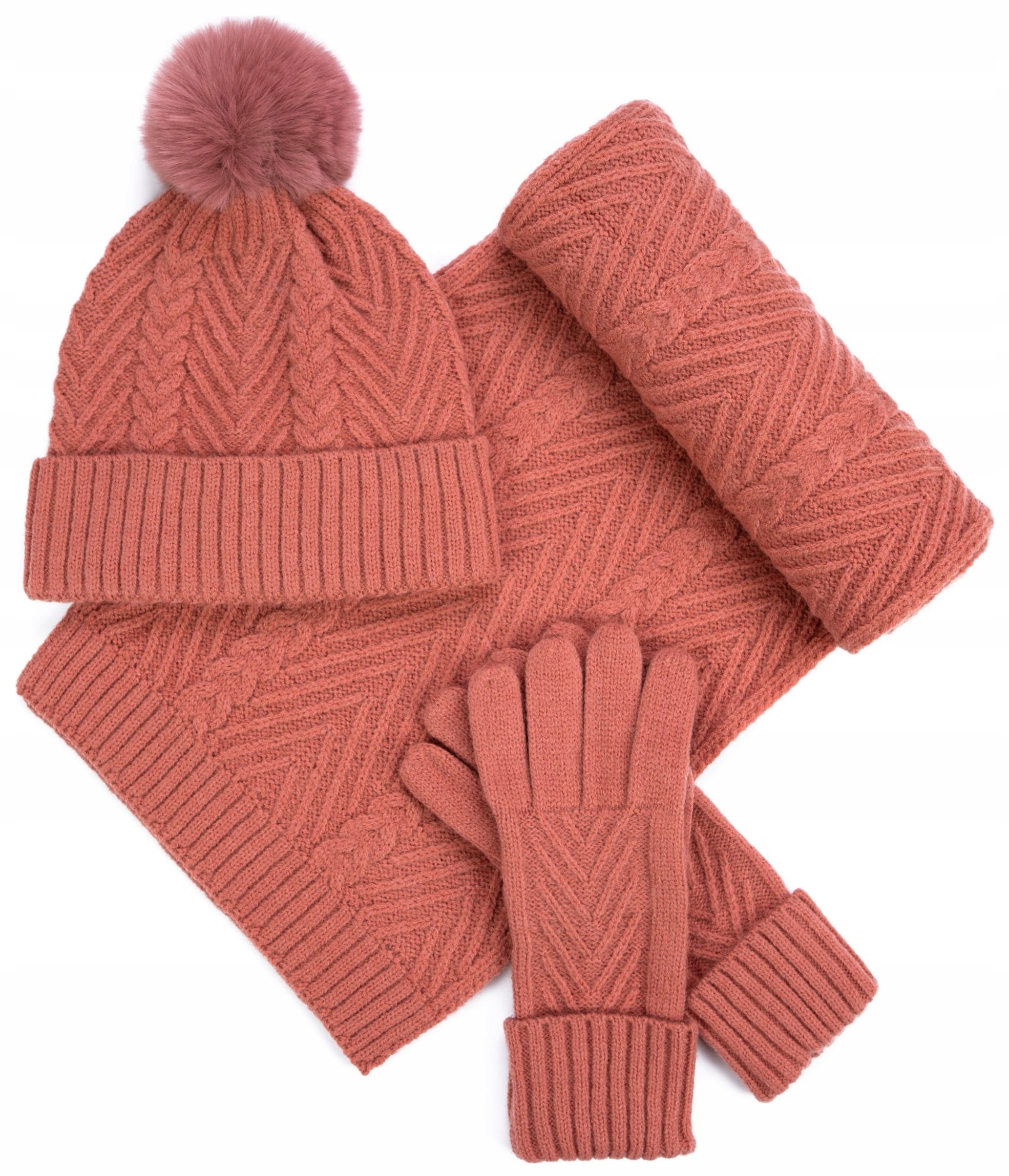 Komplet čepice, šála, rukavice Frosty dámský, příjemný na dotek