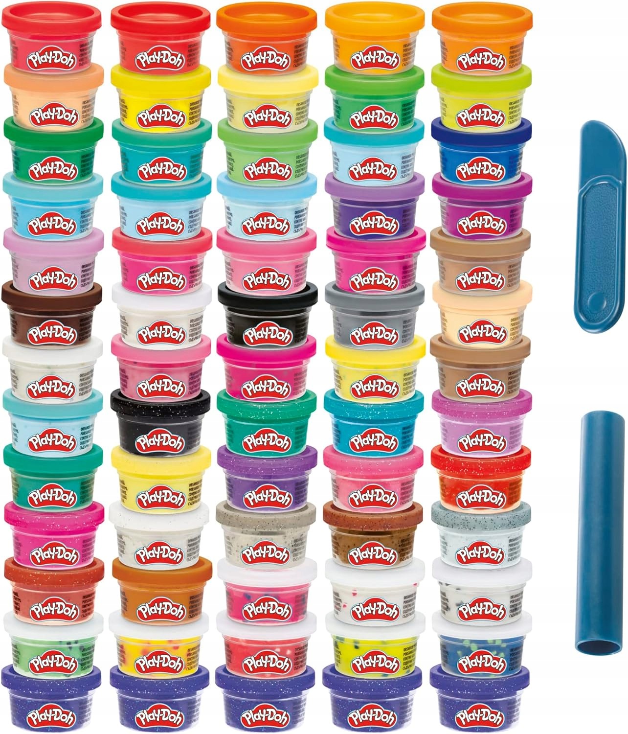 Play-doh Superkolekcja 65 Tub Ciastoliny Błyszcząca Konfetti
