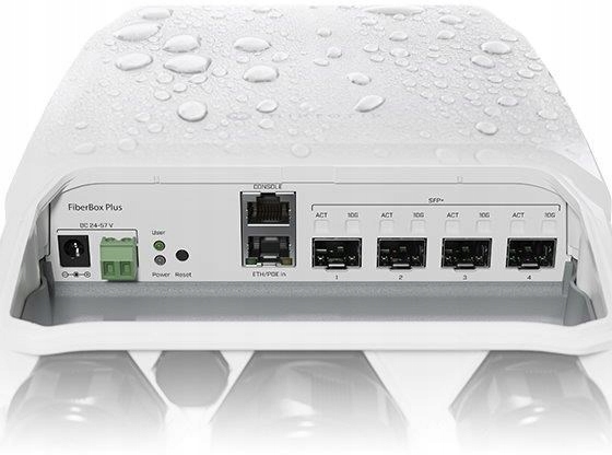 MikroTik Cloud Router Switch CRS305-1G-4S+OUT, FiberBox Plus CRS305-1G…