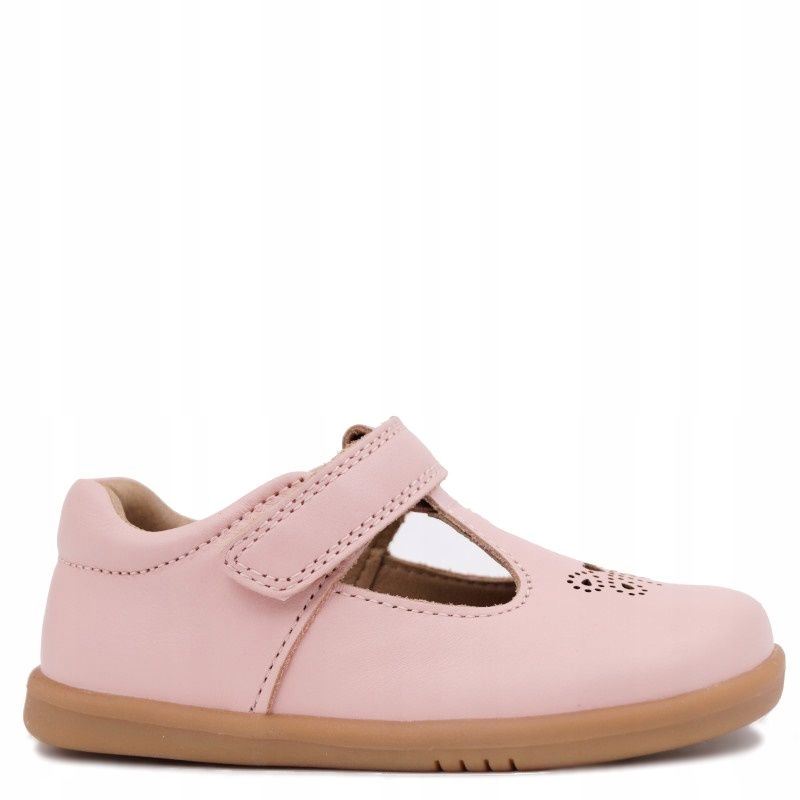 Bobux Pink Rosie 644502 baleriny barefoot dziewczęce, skóra QuickDry, 23