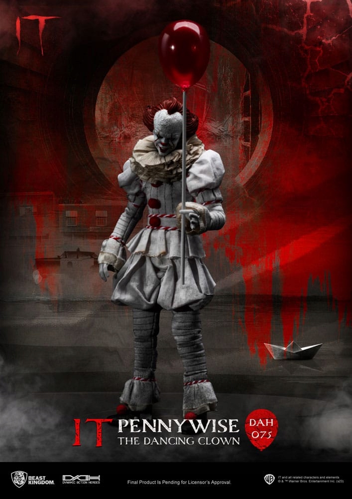 Pennywise Stephen Kings It Dynamic 8ction Heroes 1/9 Figurka 21 cm