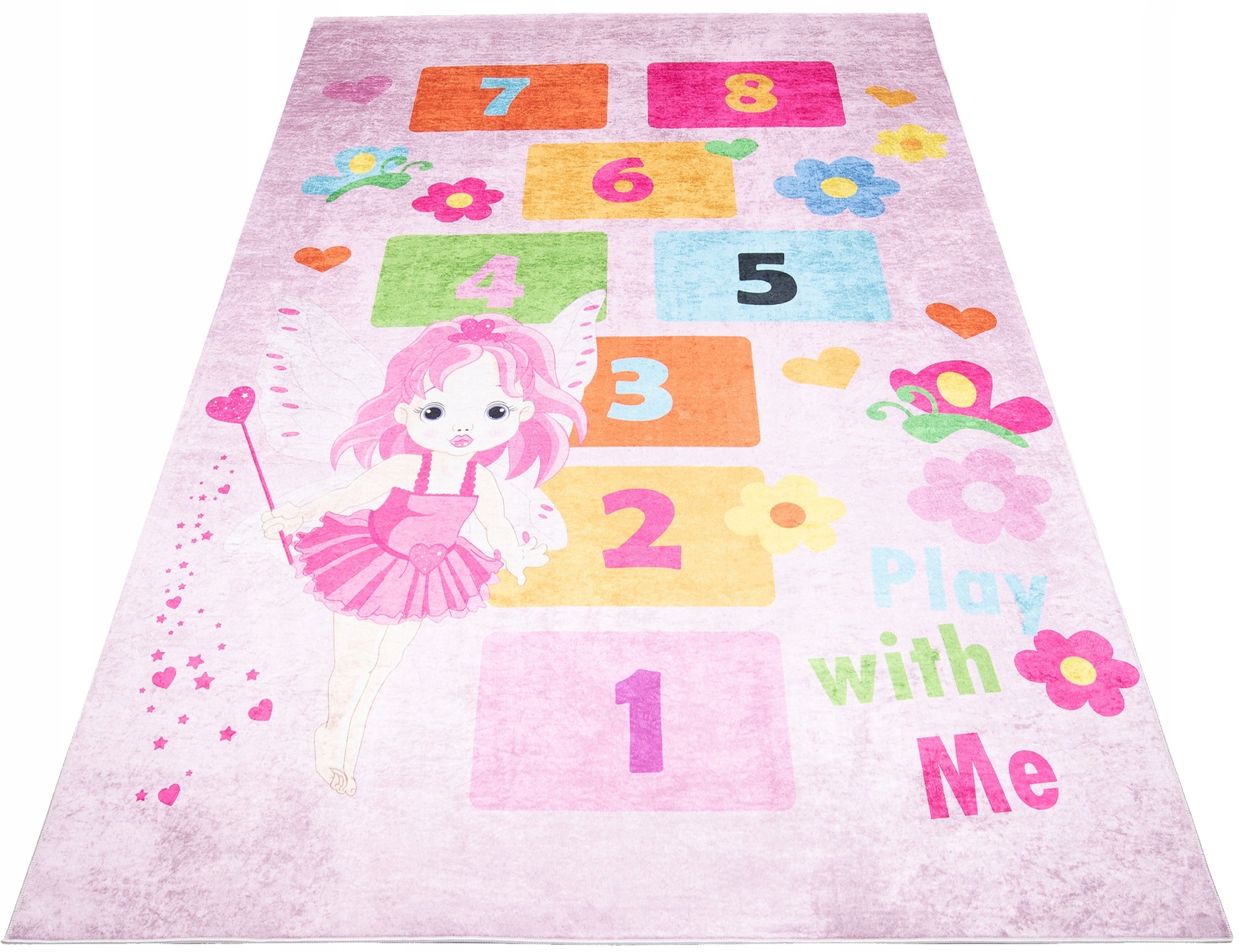 Koberec Barevný Dětský 80x150 Víla Květiny