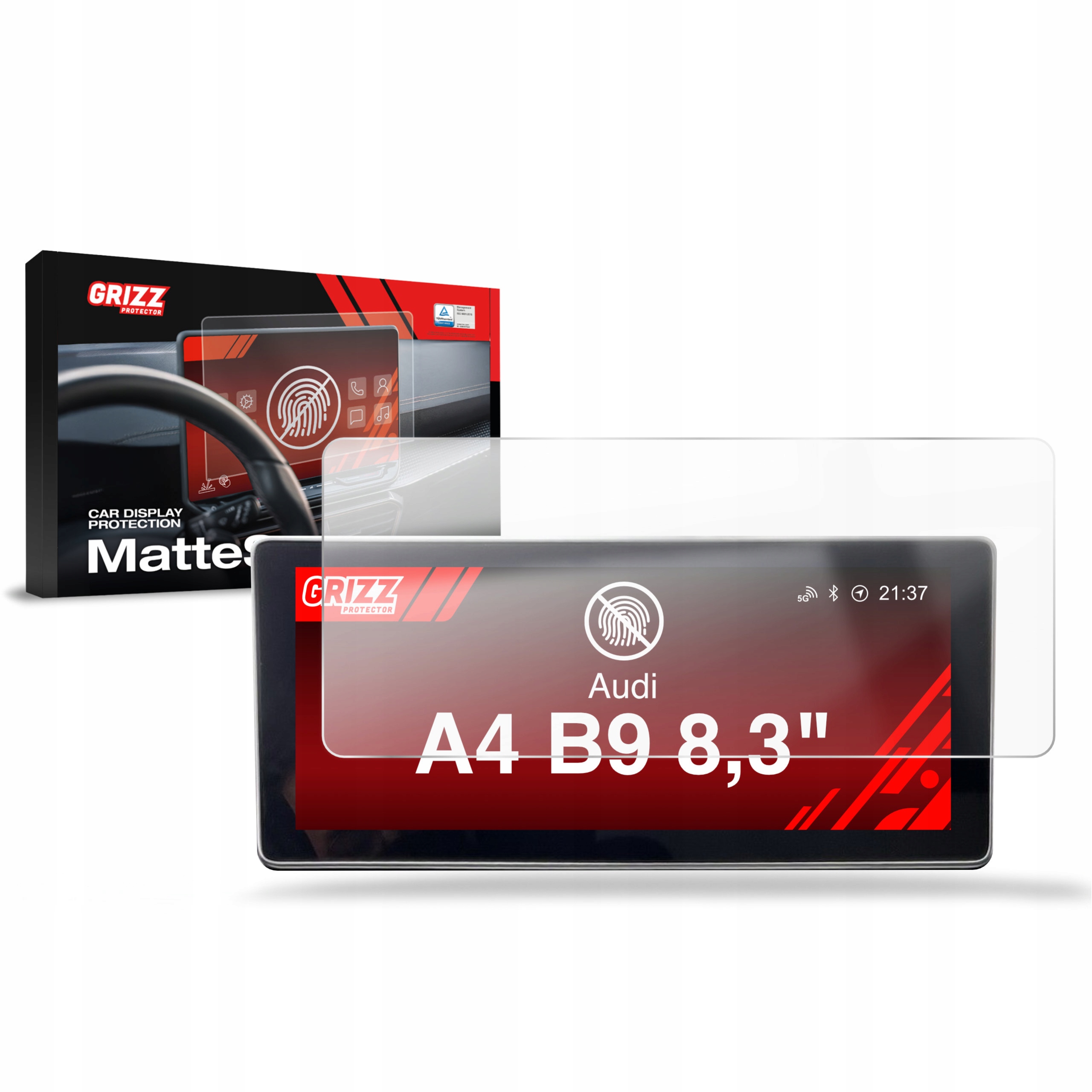 Folia Antyodciskowa do Audi A4 B9 MMI 8,3" (2016-2019)