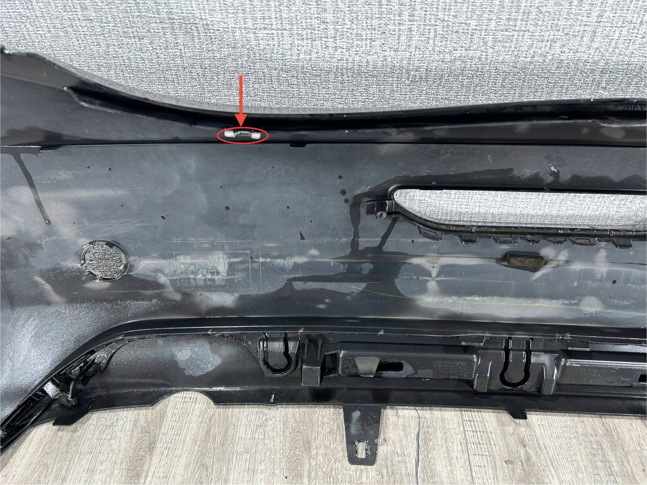 PEUGEOT 208 2012-2019 bumper rear part 9676505677