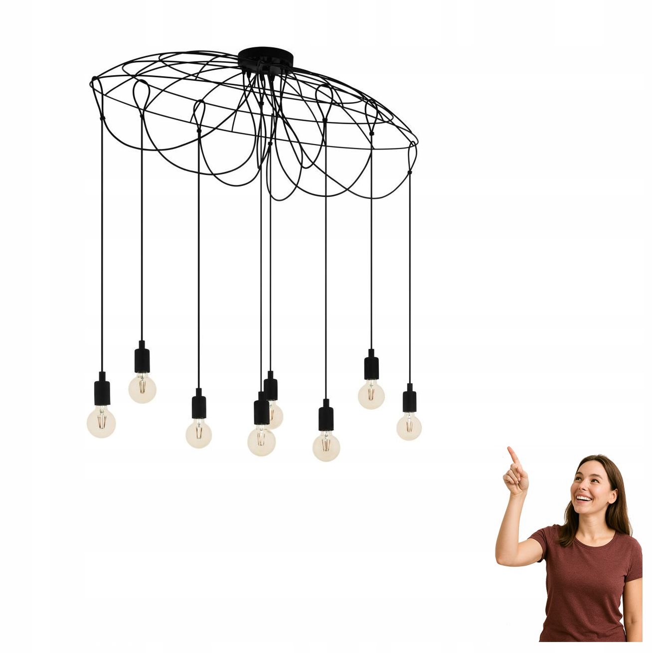 Závesná lampa Hogsmill 43322 Eglo