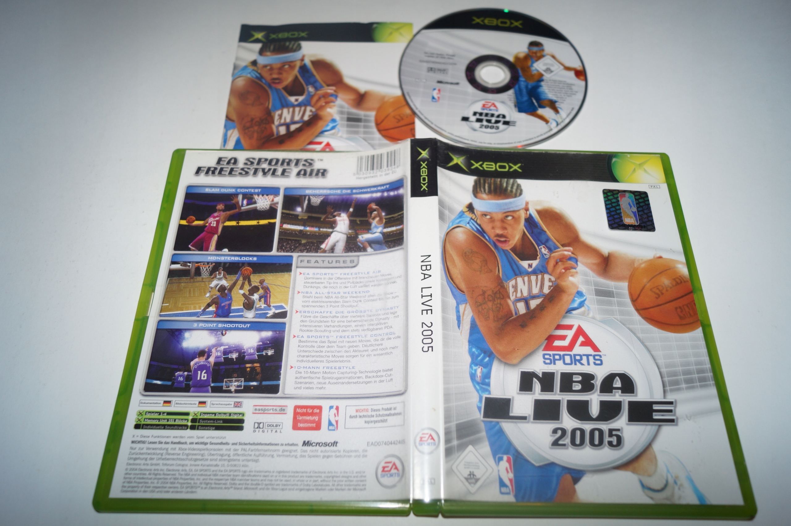 Gra NBA Live 2005 Microsoft Xbox Tematyka sportowe
