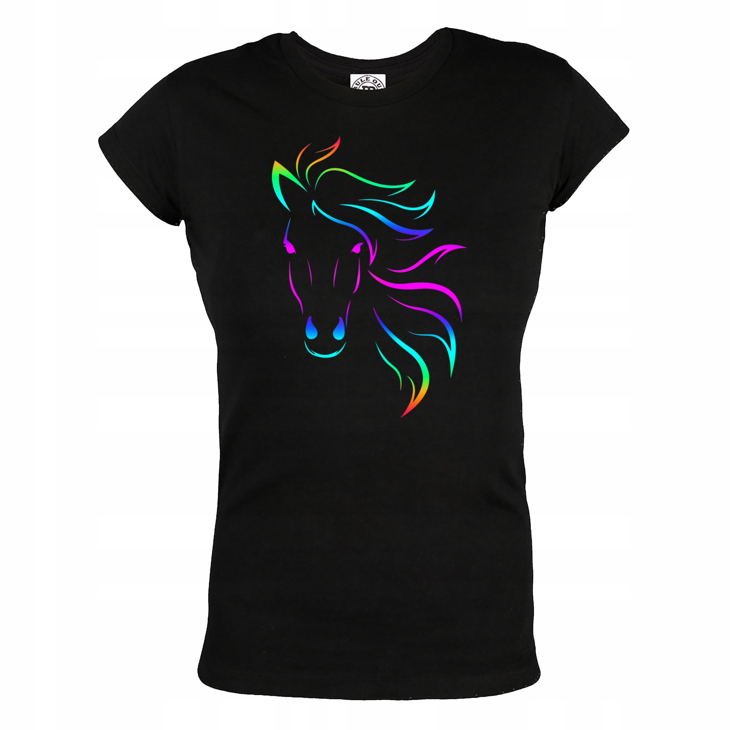 

Damska Koszulka Z Koniem Who Loves Horses Koń