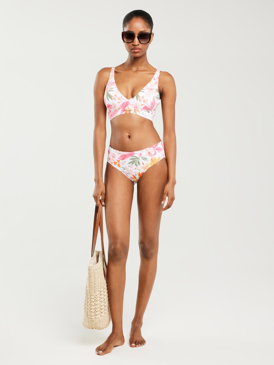 Big Star Spodní Díl Plavek S Květinovým Motivem Morrasa 000 XL