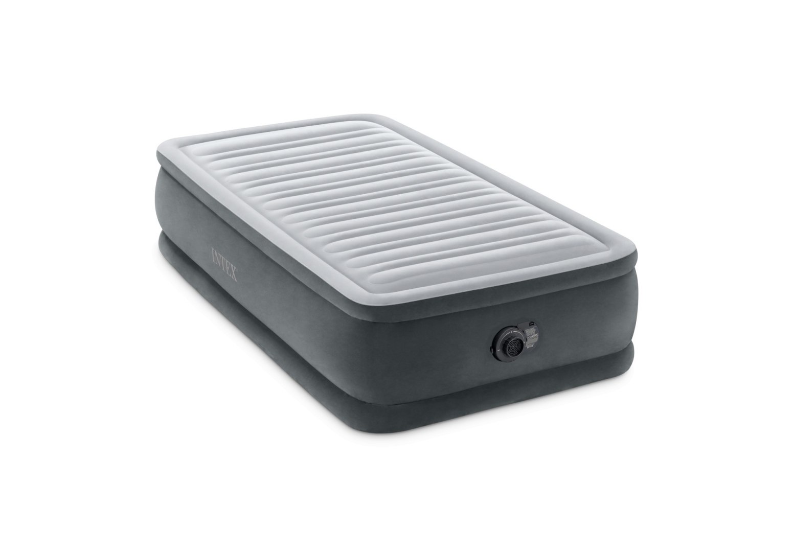 Jednoosobowy materac dmuchany 99x191x46 cm łóżko pompka 220V Intex 64412 Nd