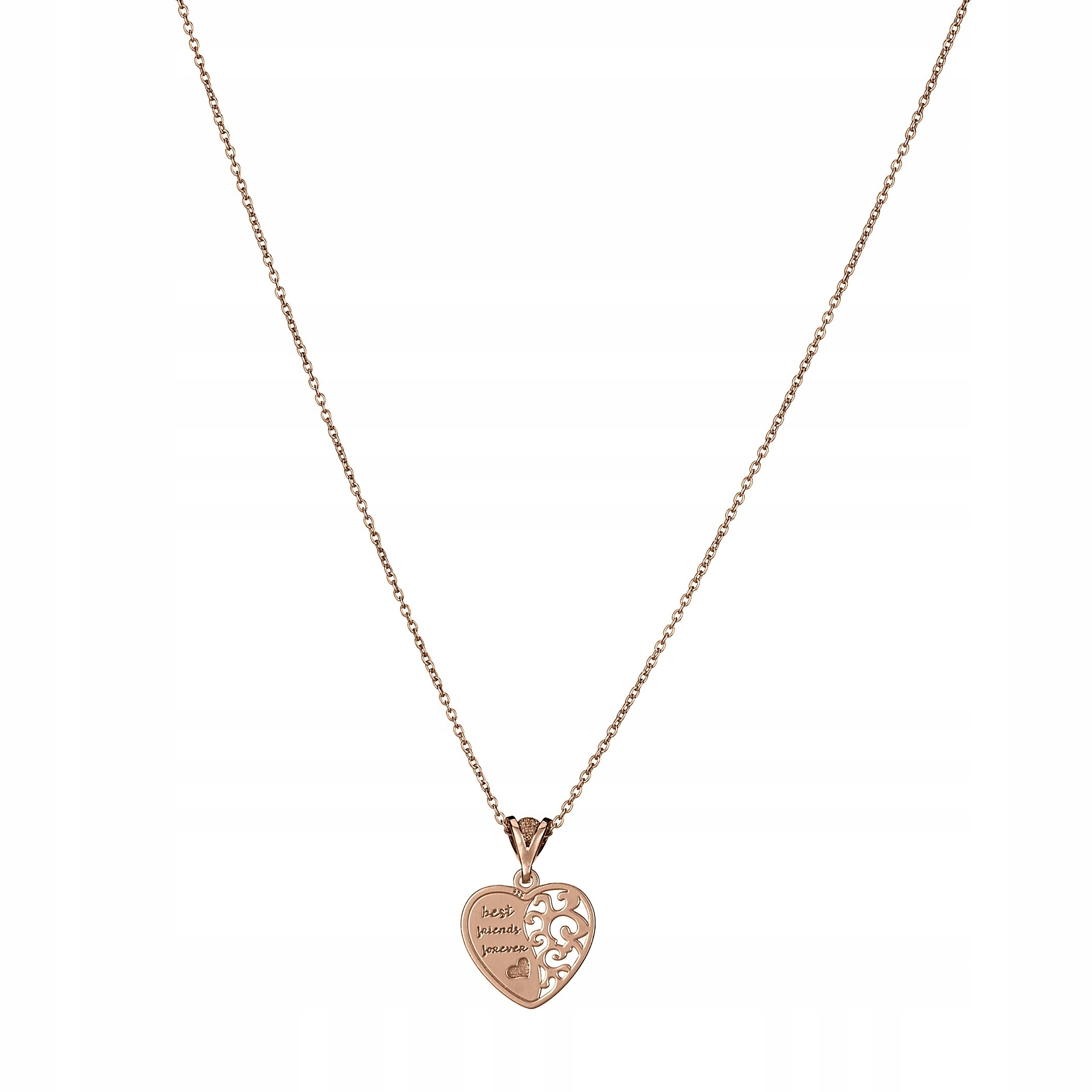 

Naszyjnik Best Friends pink gold różowe złoto