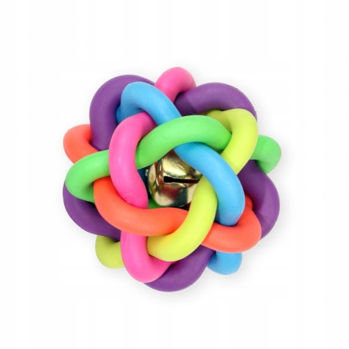 

Pet Nova Dog Piłka pleciona kolorowa 6cm mięta