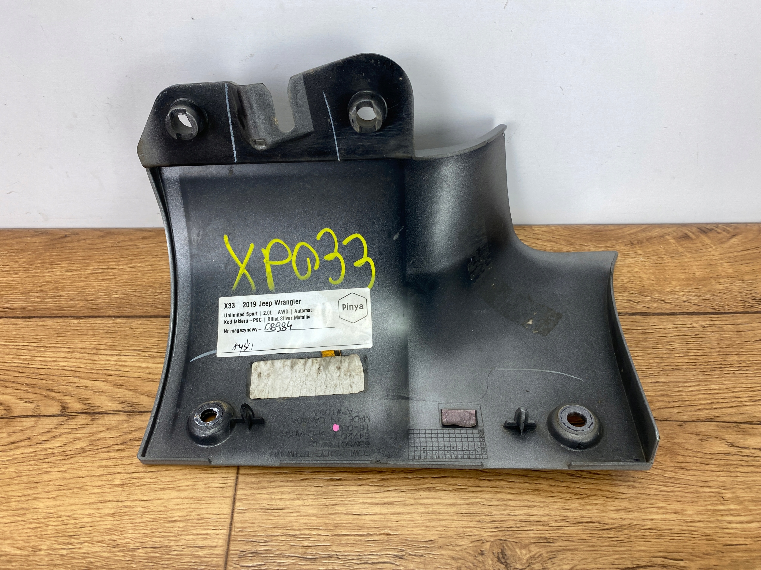 corner right Jeep Wrangler JL 2018+ USA