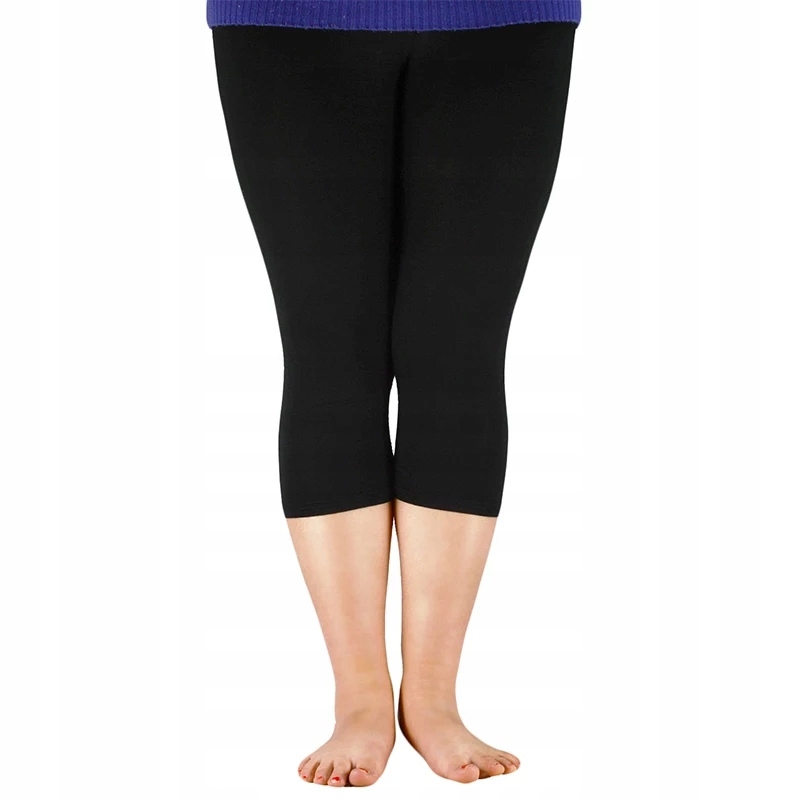 Bambusowe 3/4 LEGINSY DAMSKIE LEGGINSY 8XL