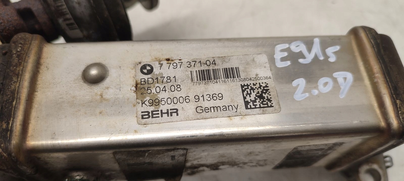 Kühler Kühler Gase AGR-Ventil BMW E91 320d