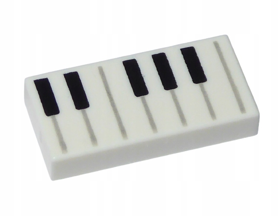 

Lego Płytka Pł 1x2 Klawisze/Pianino (3069/6293665)