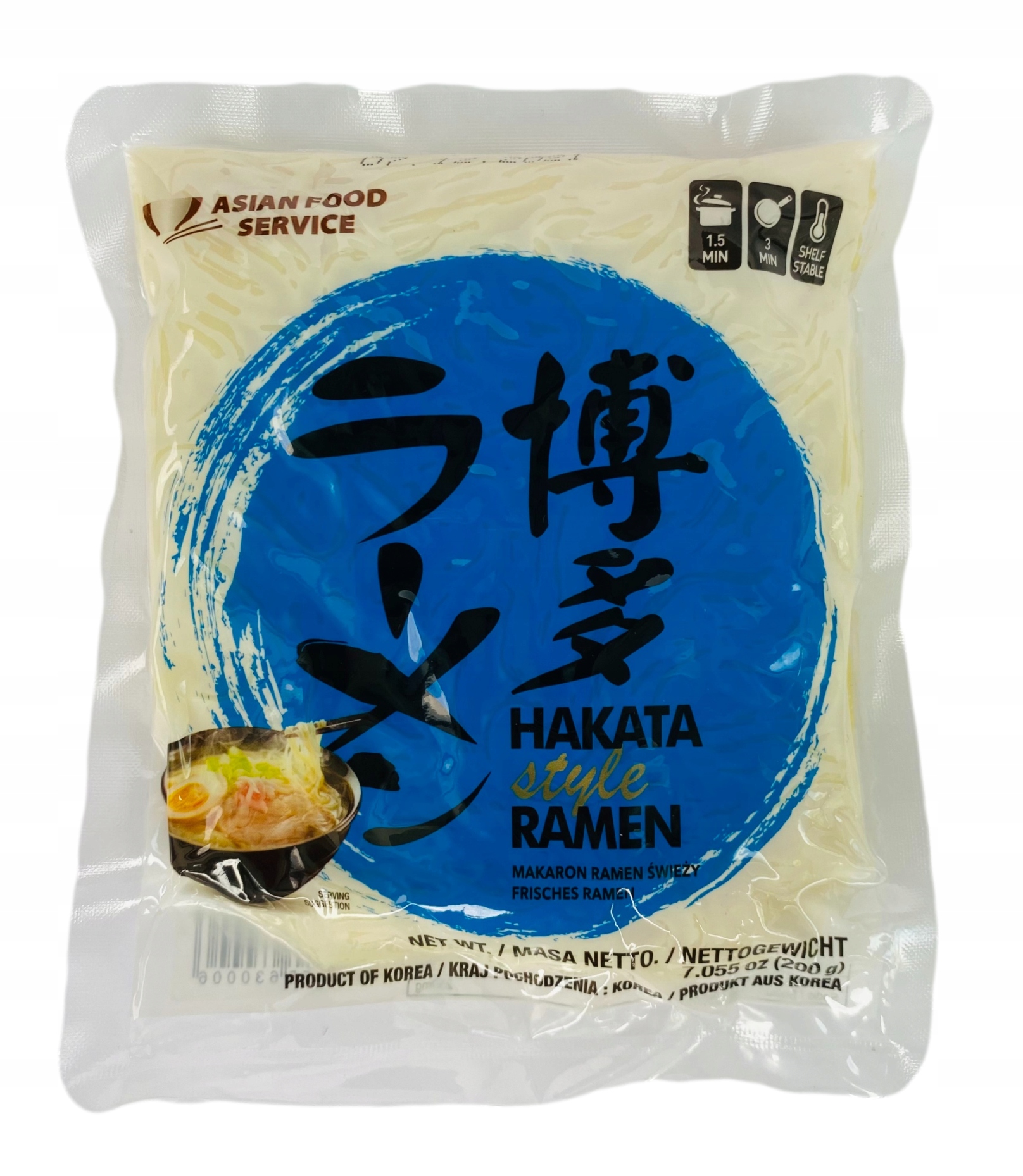 

Makaron Ramen Fresh Gotowy, Świeży 200g