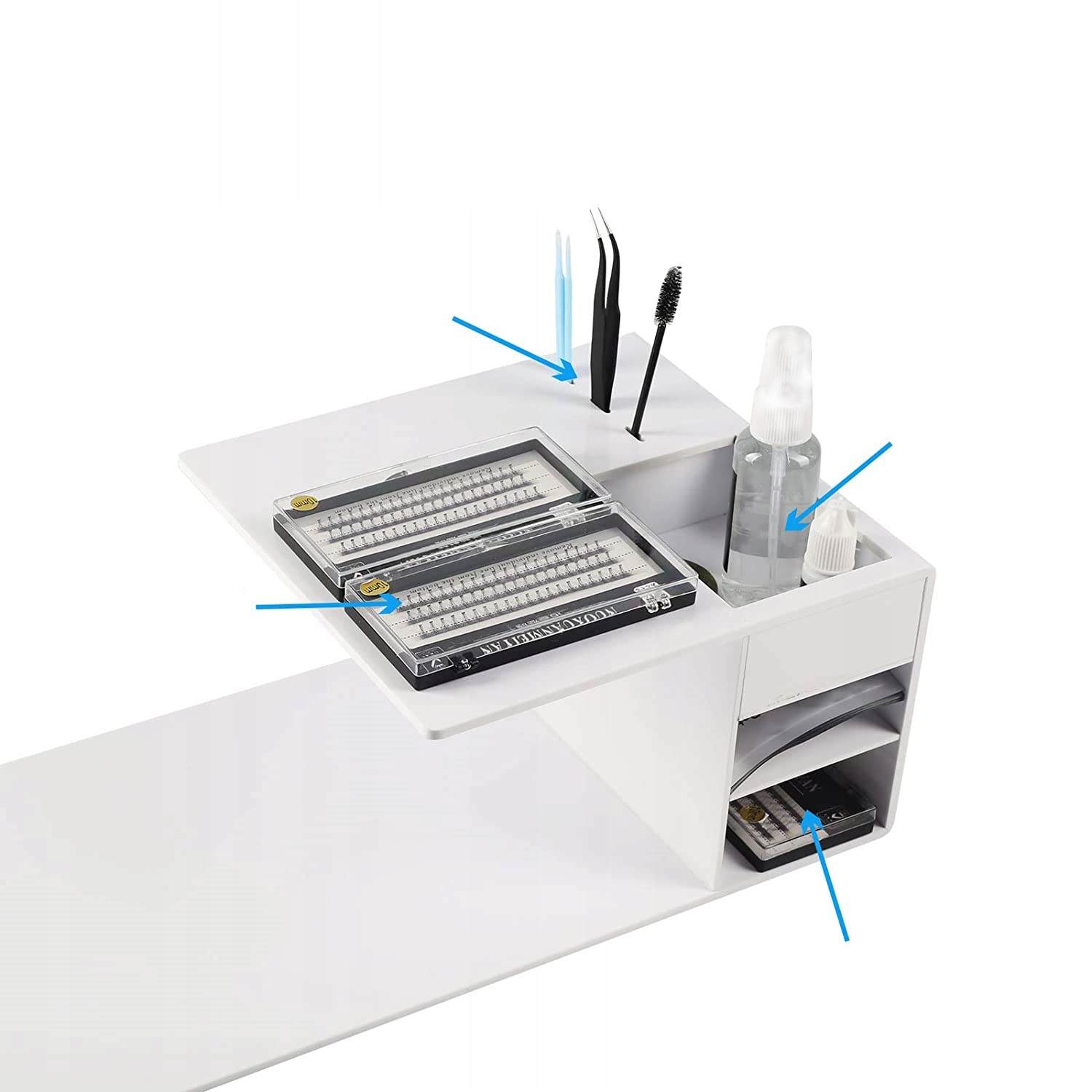 AKRYLOWA plastikowa podstawka organizer Holder półka NA PODUSZKĘ do RZĘS EAN (GTIN) 816902024439