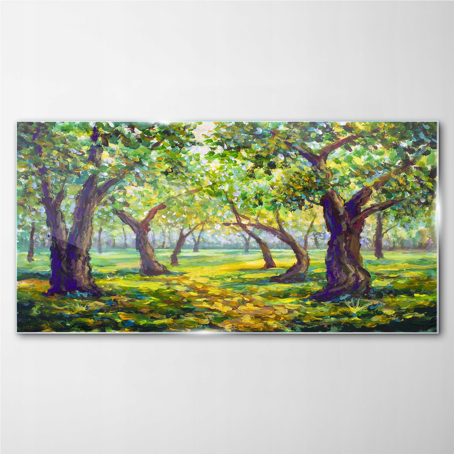 

Obraz szklany na ścianę Las przyroda 140x70 cm