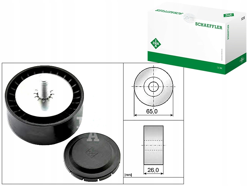 Rolka Vícedrážkového Pásku Mercedes W205 Blue Tec Ina