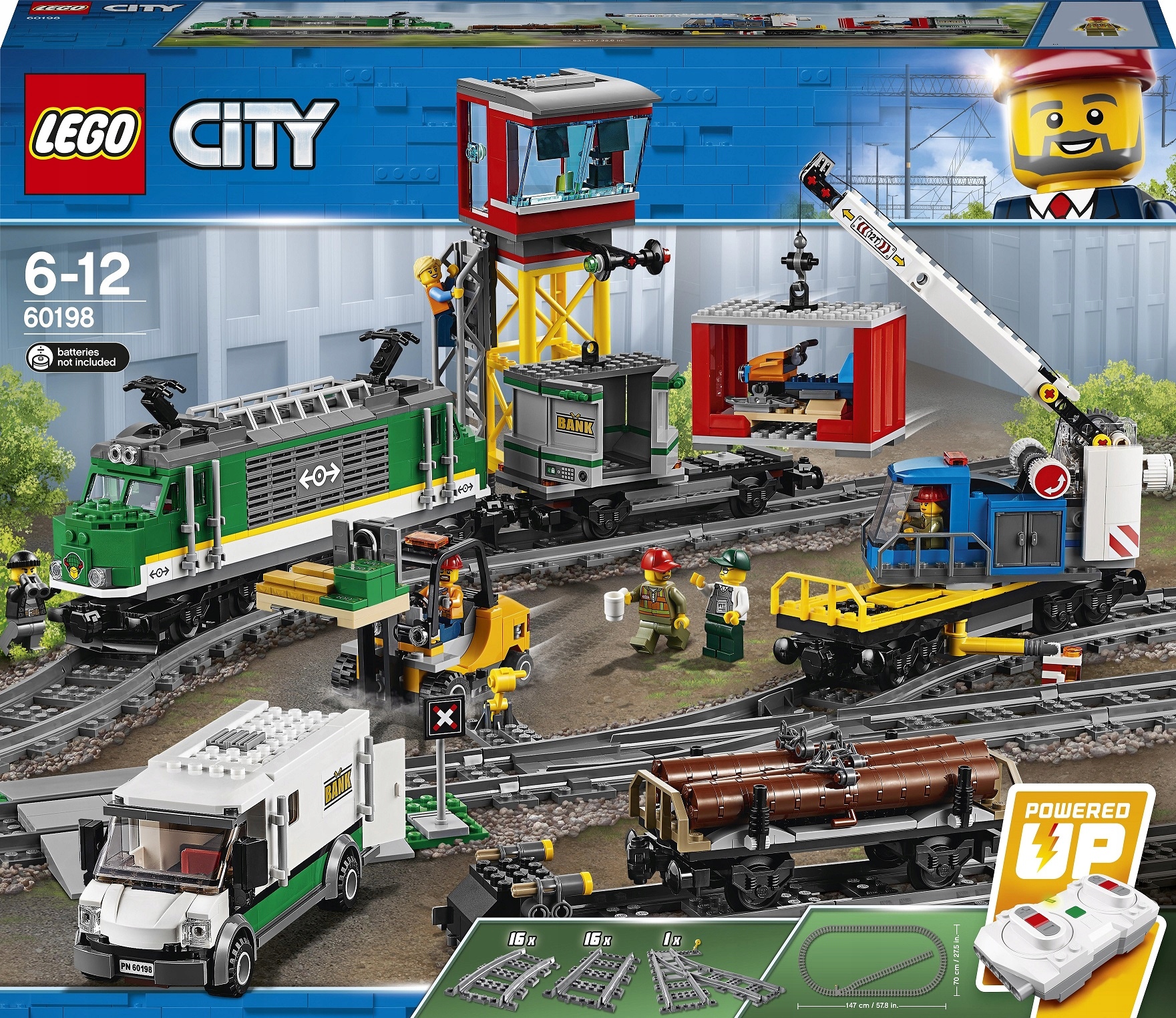 

Lego City Pociąg towarowy 60198 1226 elementów
