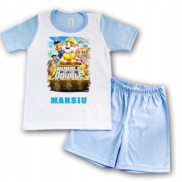 

Piżama Krótki Rękaw Blue 128 Psi Patrol 21 Imie