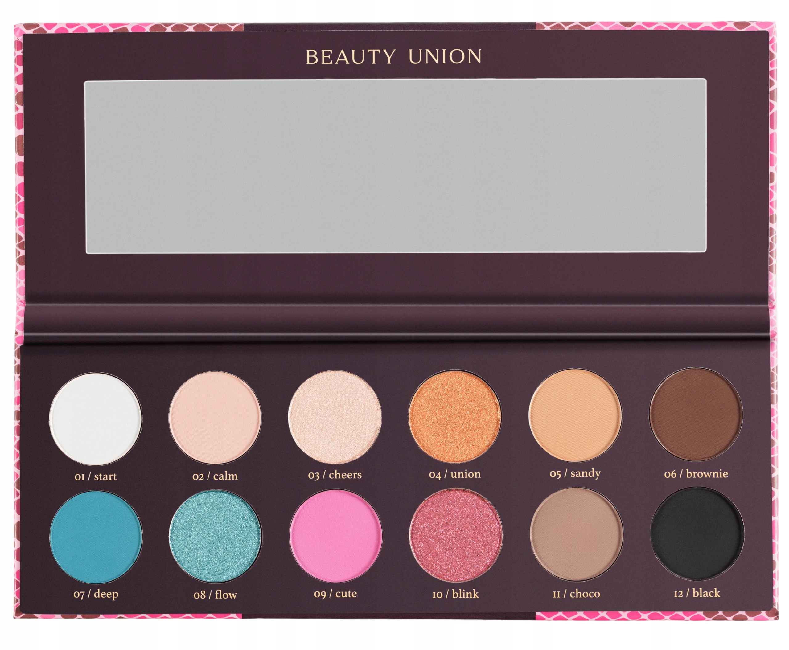 Beauty Union Palette No1 Paletka 12 očních stínů