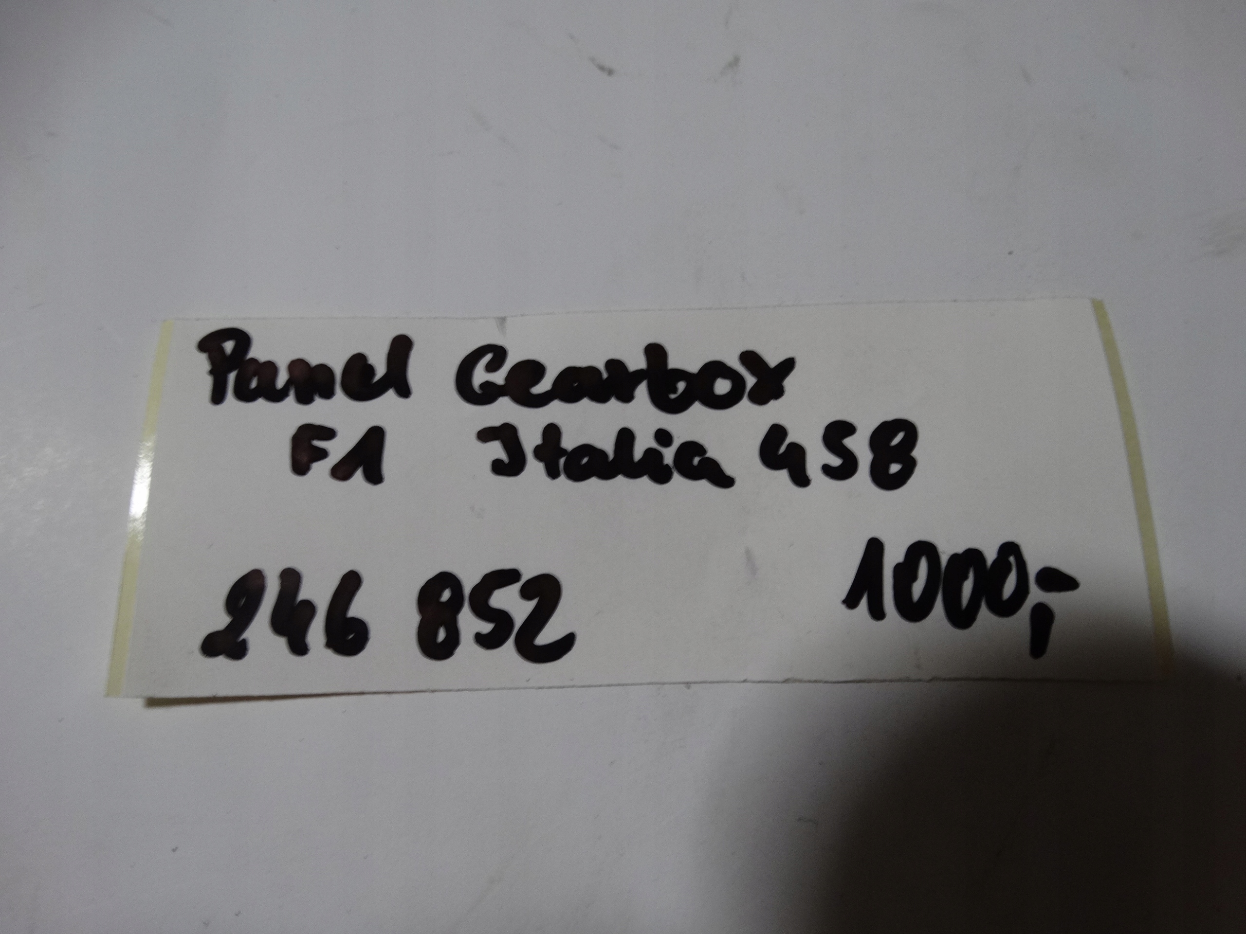 IDEALNY PANEL GEARBOX F1 FERRARI ITALIA 458 1
