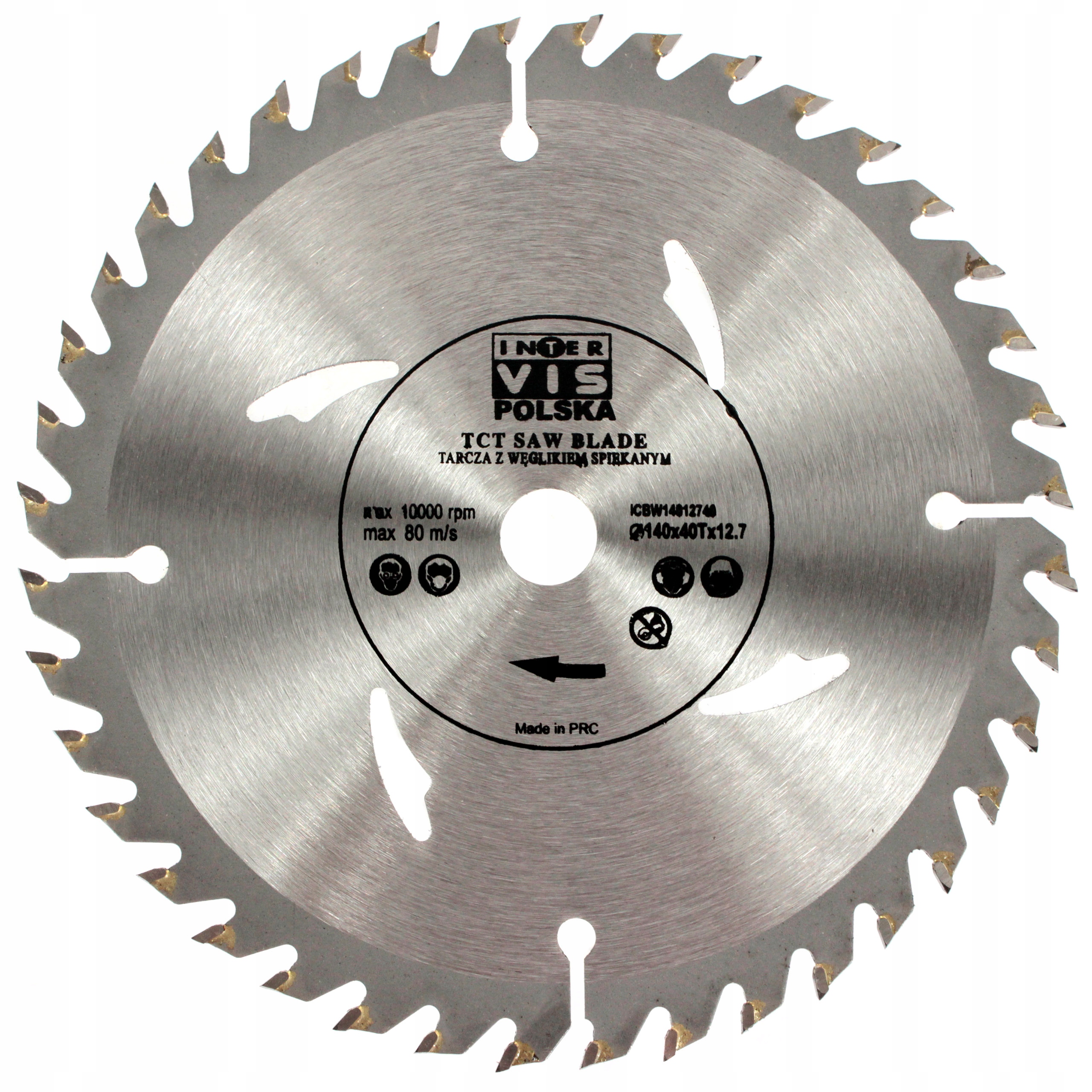 TARCZA PIŁA DO DREWNA WIDIA 140 / 12,7 T40 INTER