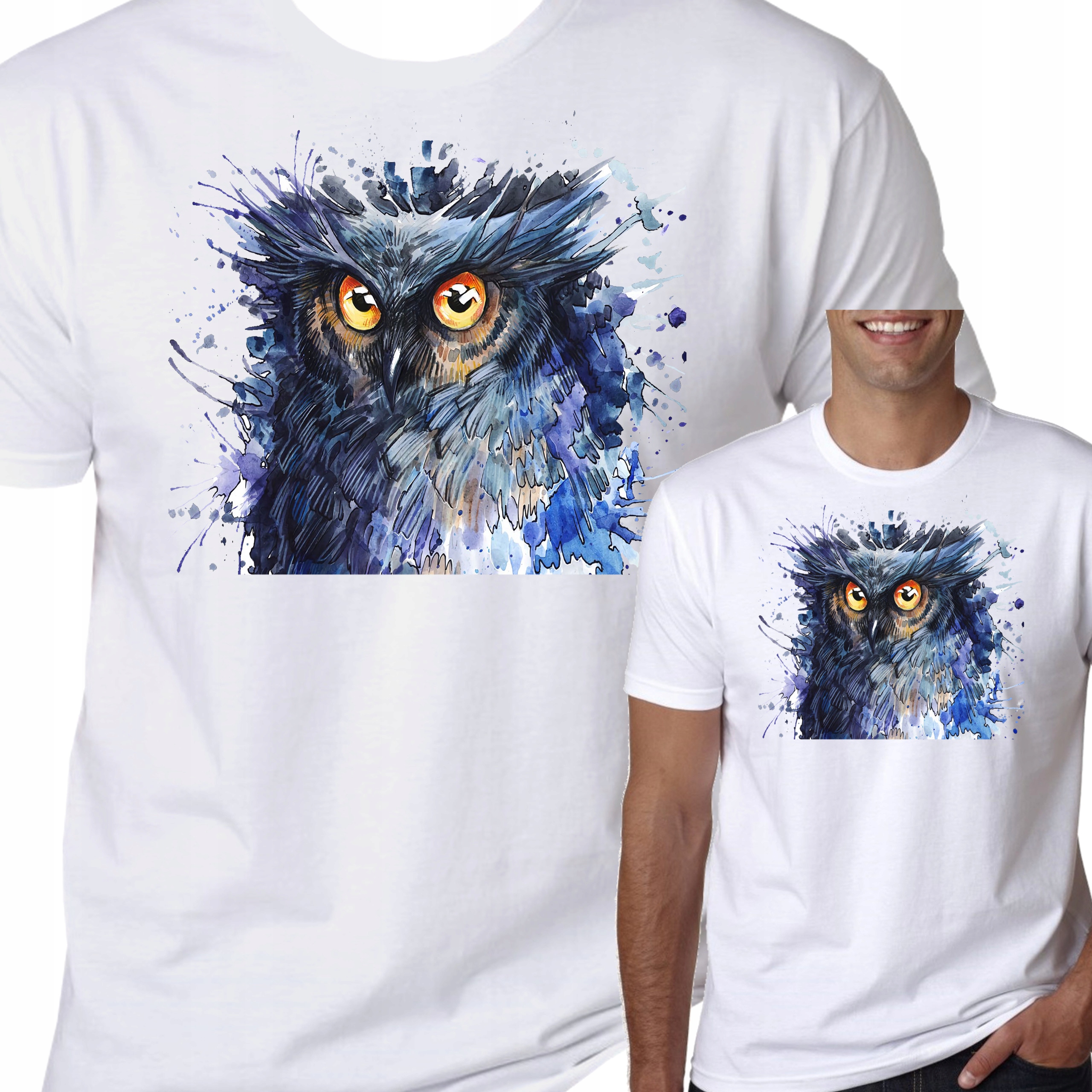 

T-Shirt Koszulka Sowa Nadruk Prezent XL 1178