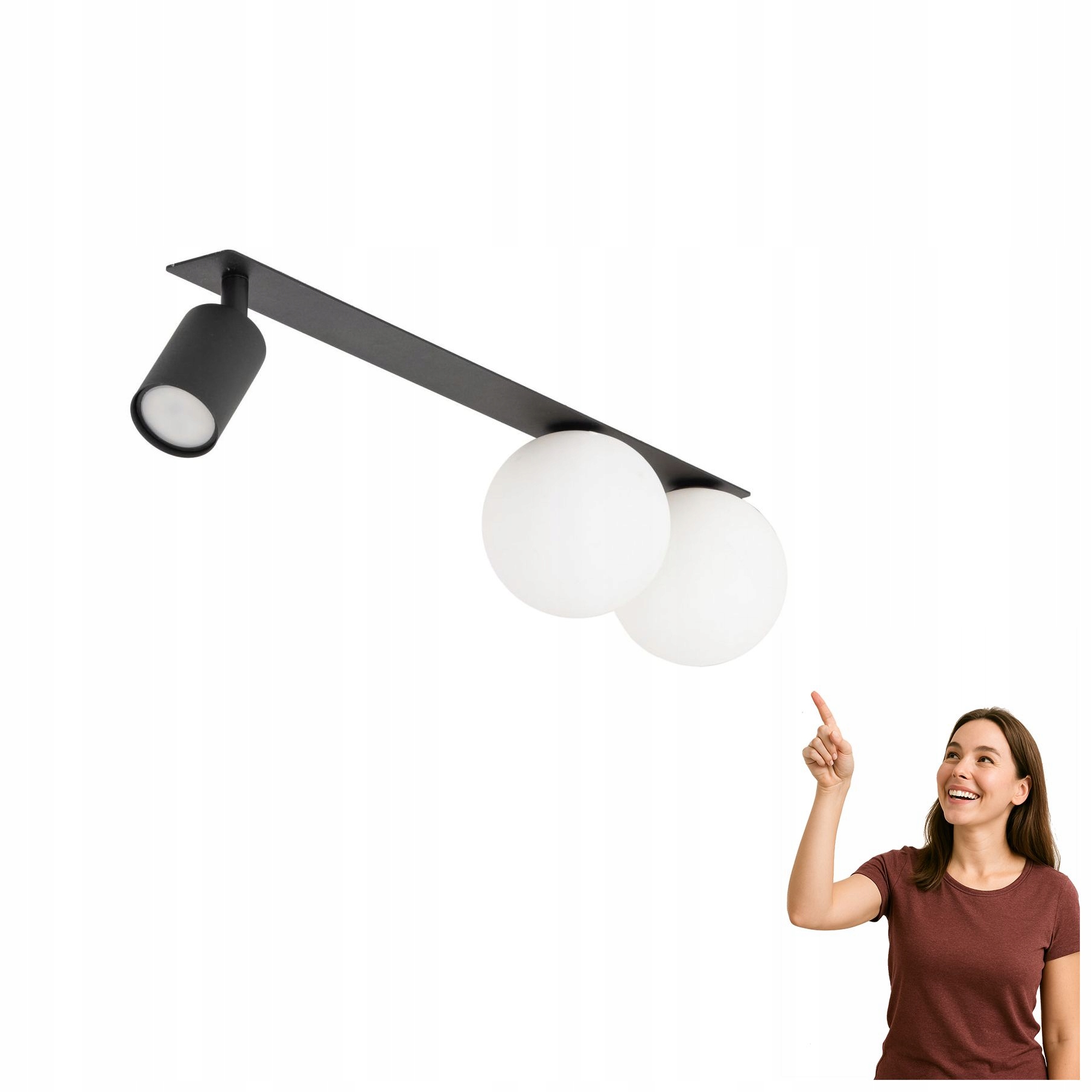 Podomietková stropná lampa s reflektorom Vox 10928 Tk Lighting