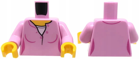 

Lego tors figurki różowa bluzka damska na guziki