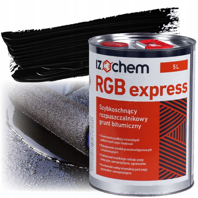 Izochem Rgb Express 5 L Rozpouštědlový Podklad Pro Rychleschnoucí Papy