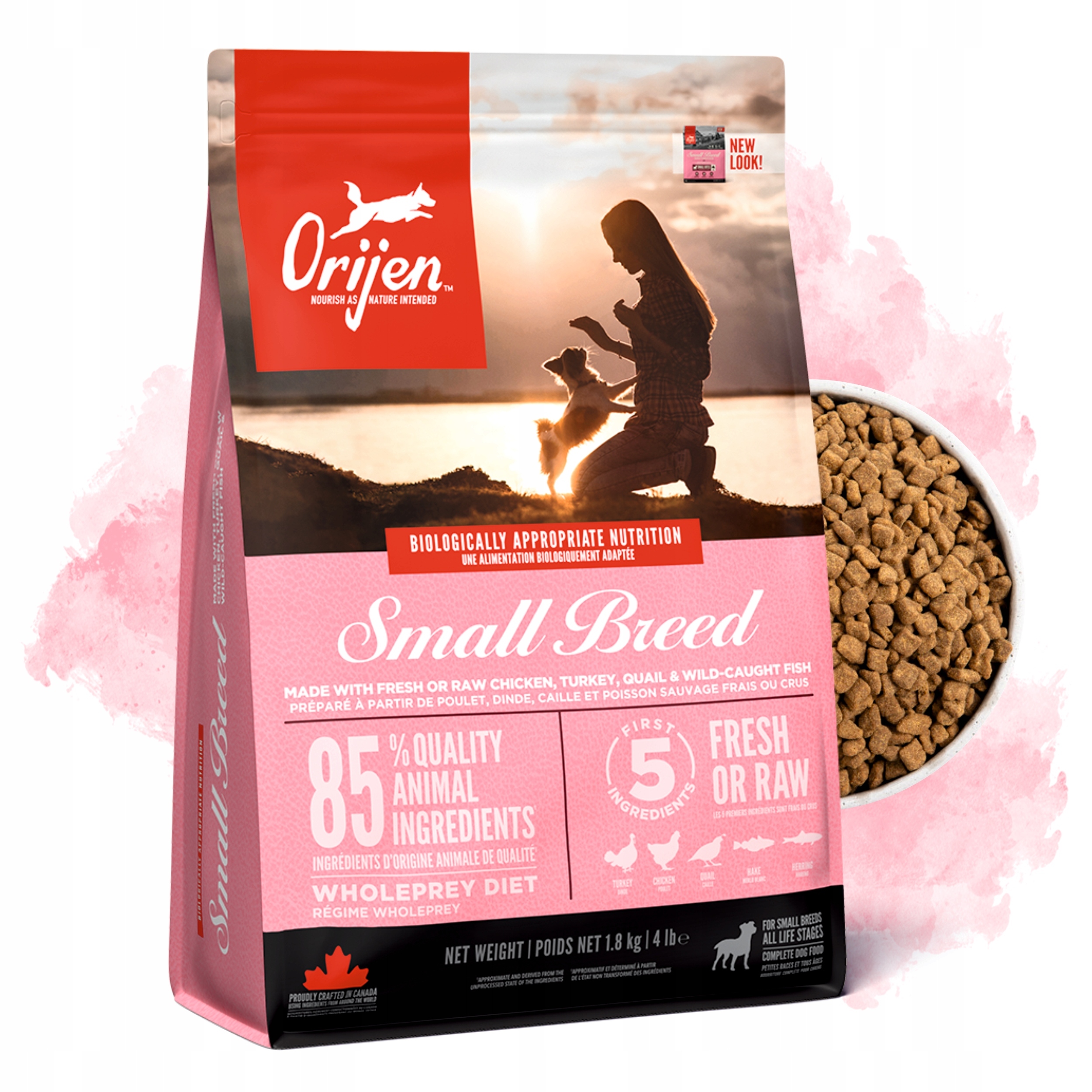 Orijen Small Breed Dog karma sucha dla psów małych ras 1,8 kg