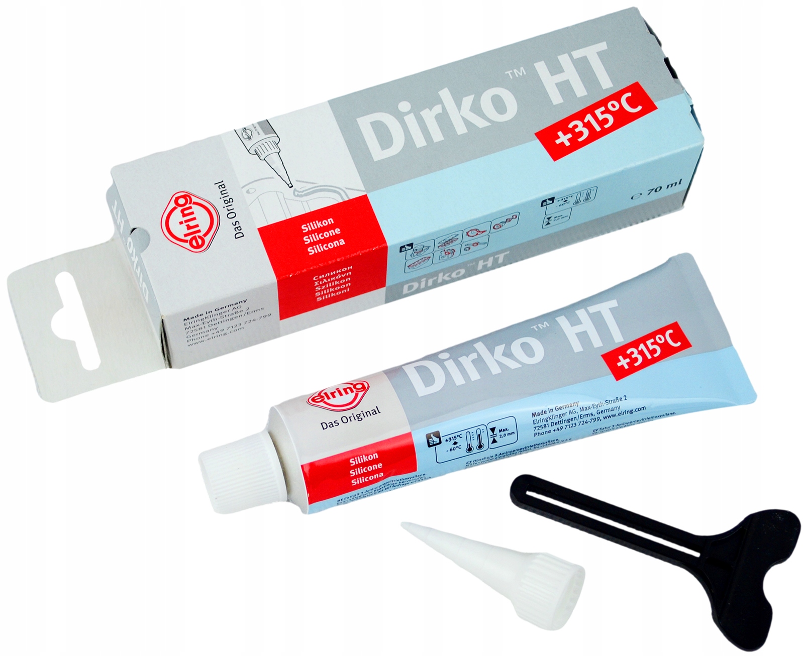 

Silikon Masa Uszczelniająca Elring Dirko Ht +315C