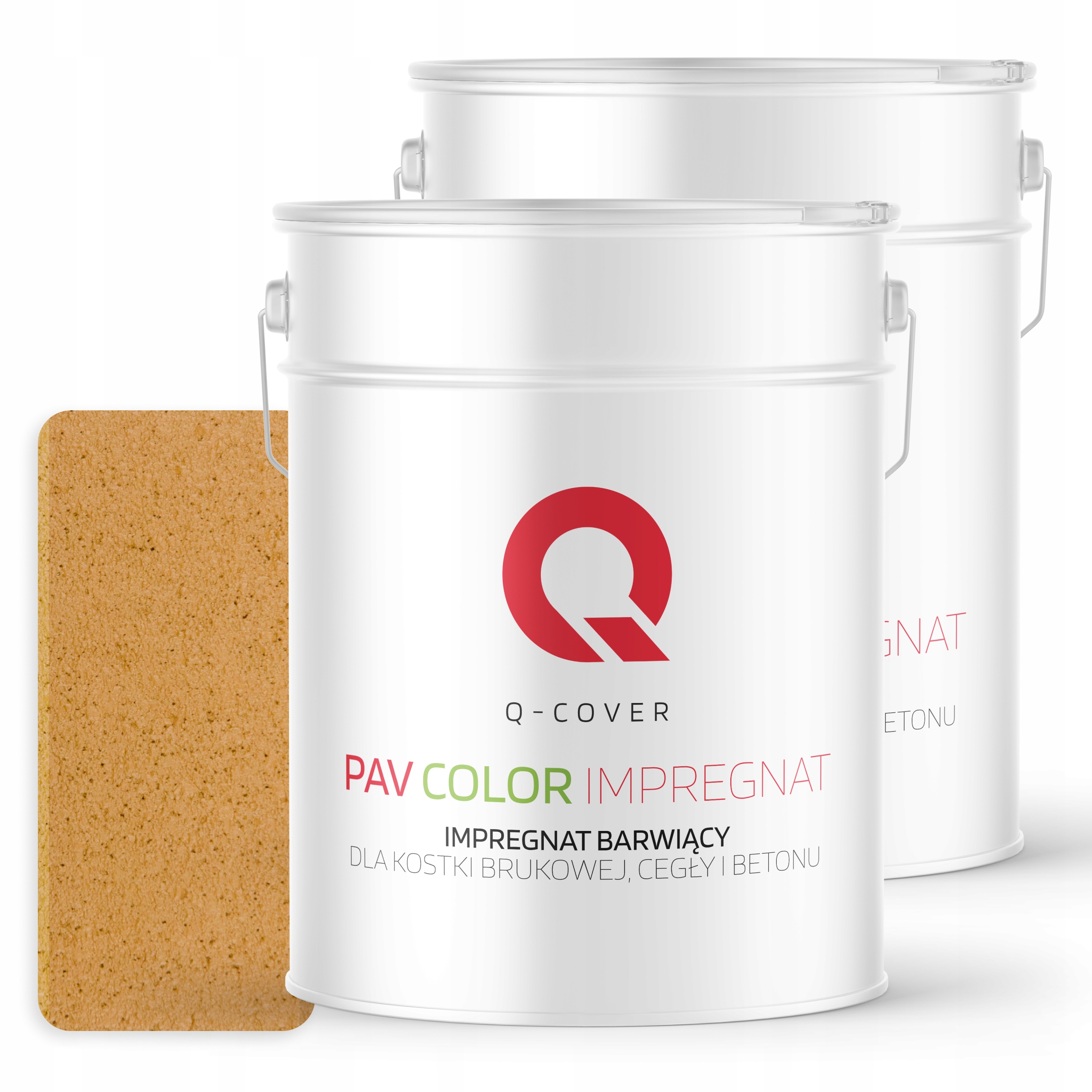 Impregnát Barvící kostka Bruk Mokrý Kámen 10L Barva Medově Písková