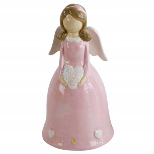 ANIOŁEK ANIOŁ FIGURKA CERAMICZNA OZDOBNA PREZENT