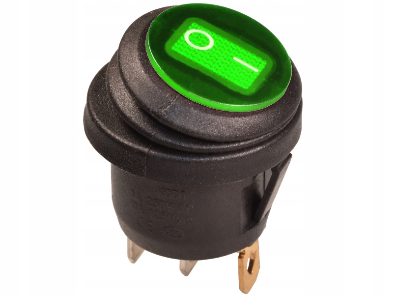 

Przełącznik okrągły 230V SW-KCD1-AC zielony