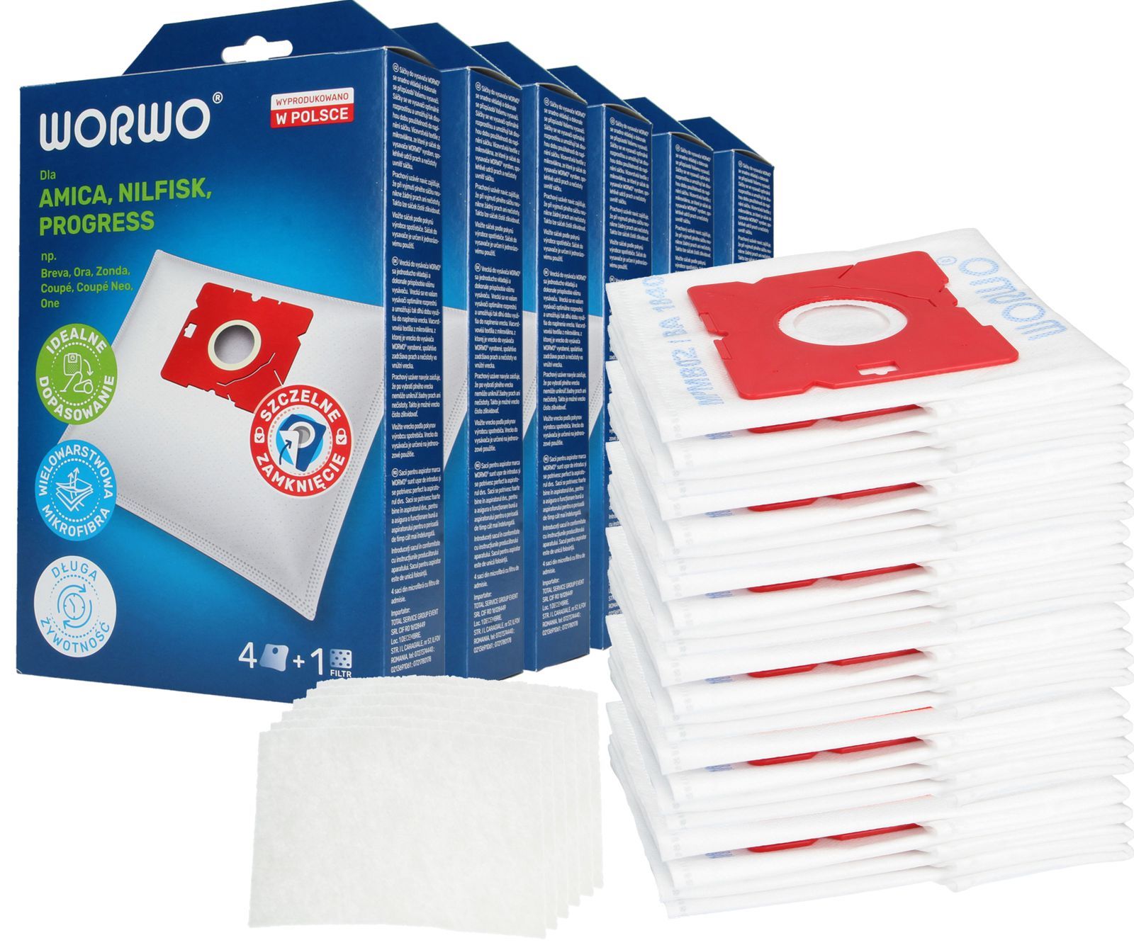 24x WORKI DO ODKURZACZA AMICA SHARQ VM7011 MPMB02K