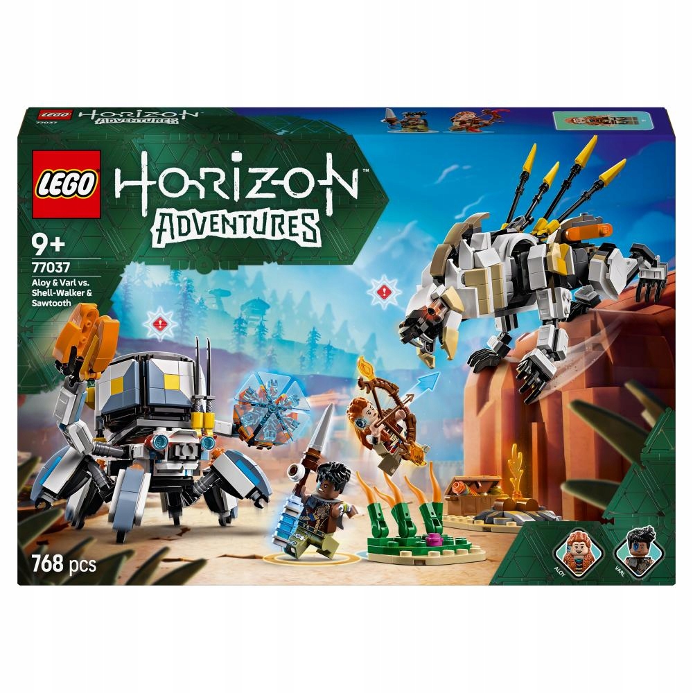 Lego Horizon Adventures Aloy a Varl versus krabolez a pila 77037