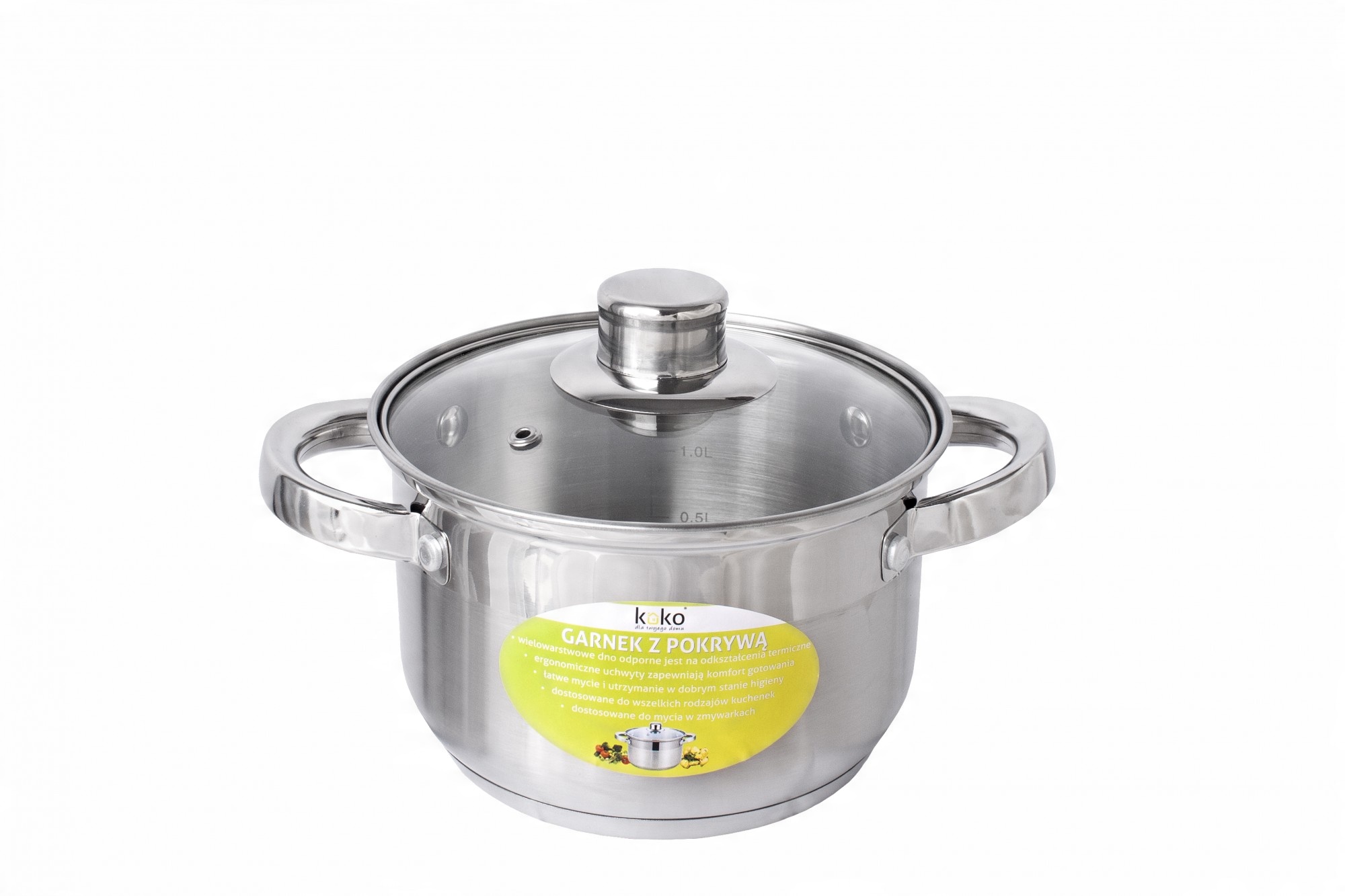 

05619 Garnek Nierdzewny Koko 16 CM 1,8 L Indukcja
