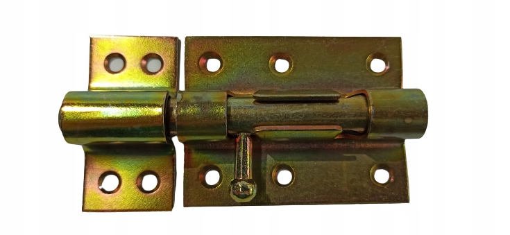 ZASUWKA DRZWIOWA RYGIEL Z BLOKADĄ UNIWERSALNA 80mm