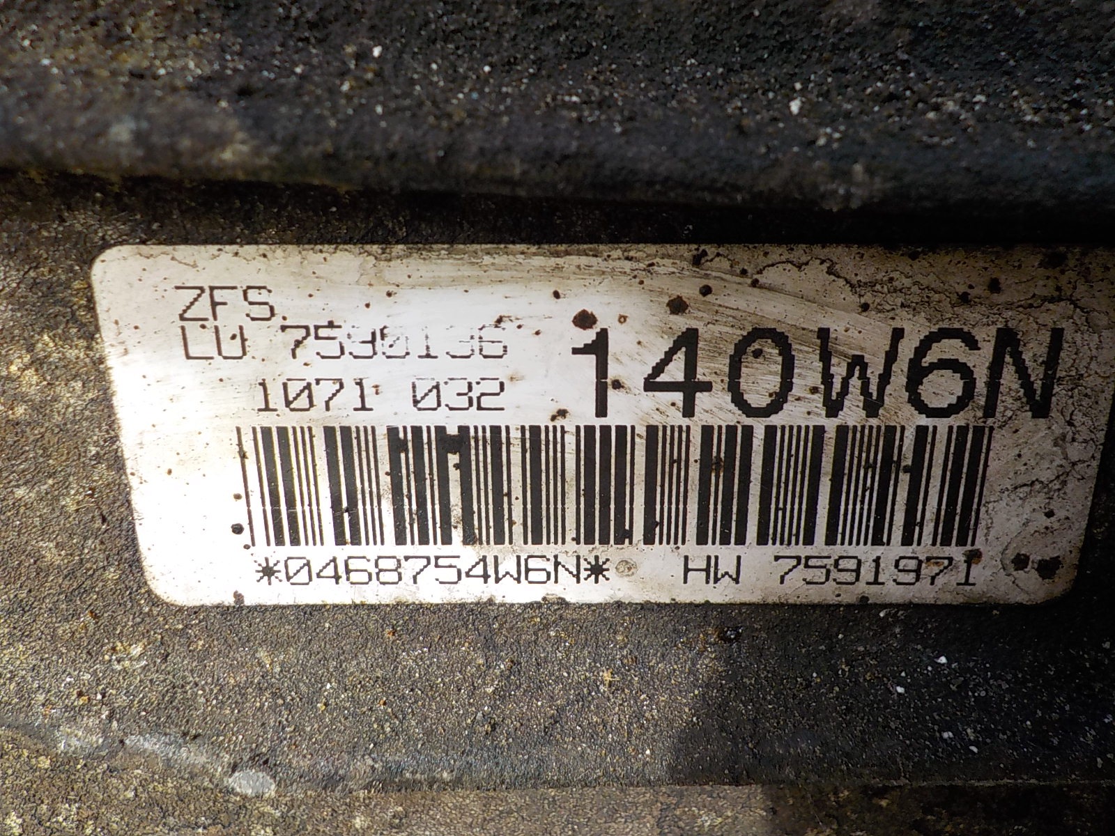 BMW E91 3.0B ORG CAMBIO 6HP-21 7590136