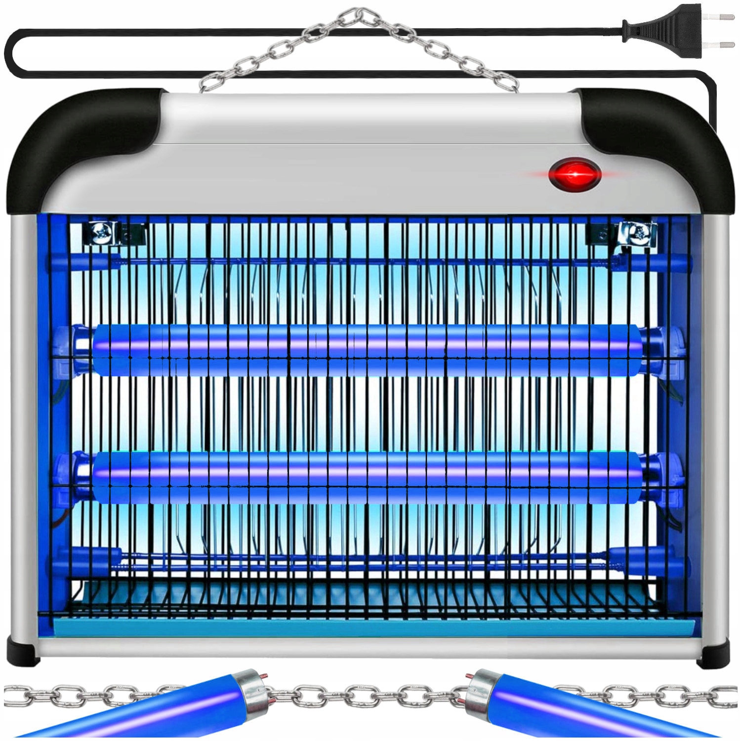 Lampa Owadobójcza Uv na Komary Muchy Osy i inne Owady 230V 30W Solidna 2w1