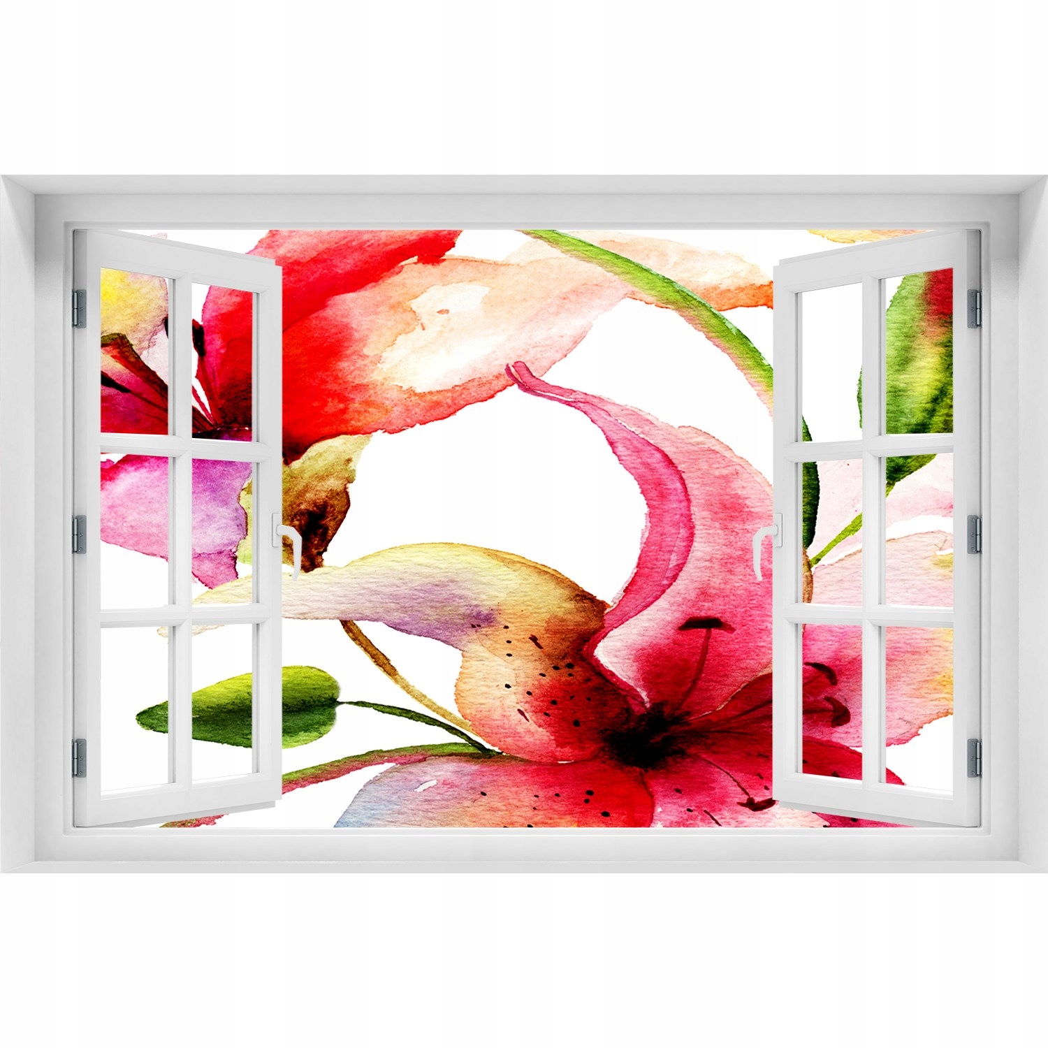 

Samoprzylepna Naklejka ścienna Okno Tapeta Lilia