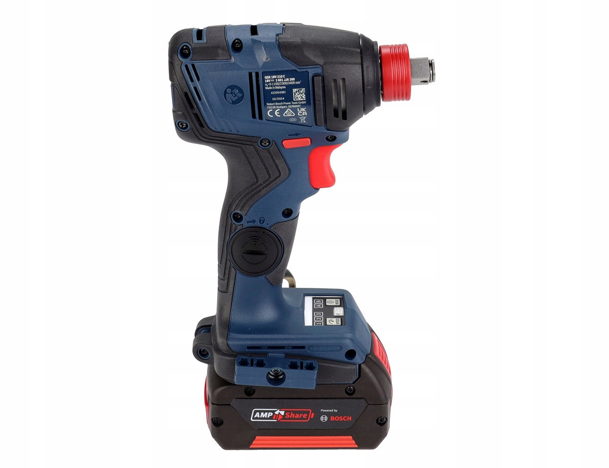 KLUCZ UDAROWY 210 Nm GDX 18V-210 C BOSCH 2x4,0Ah Maksymalna średnica śrub M16