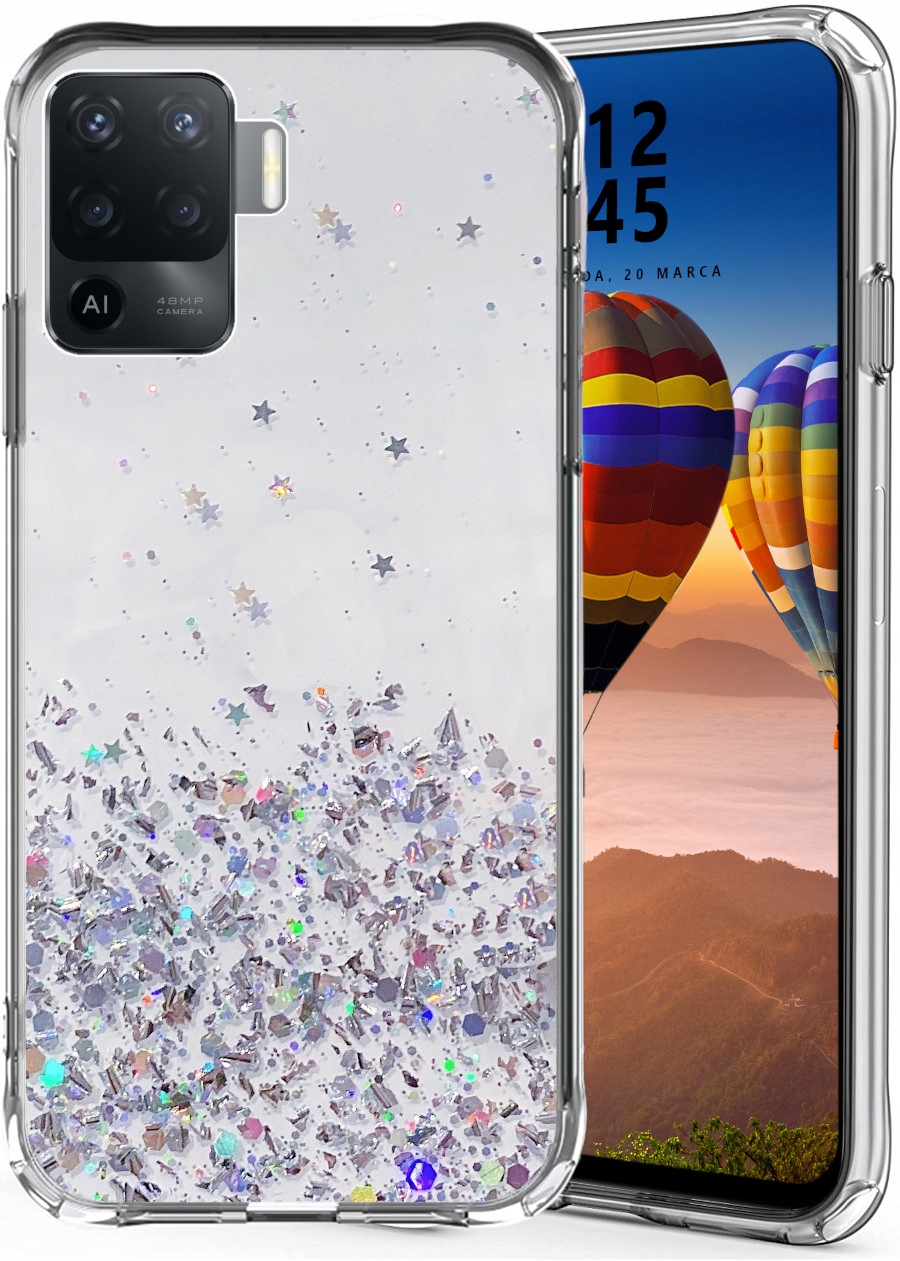 ETUI SHINE CASE BROKAT + SZKŁO DO OPPO RENO 5 LITE Kolekcja smartfon