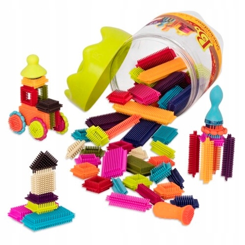 

B.Toys Klocki Jeżyki W Słoju Stackadoos 68 el.