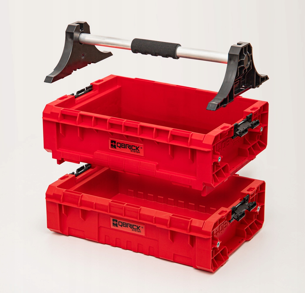 Qbrick system Modular Tray Red Ultra Hd Pro Box Handle 130 2.0