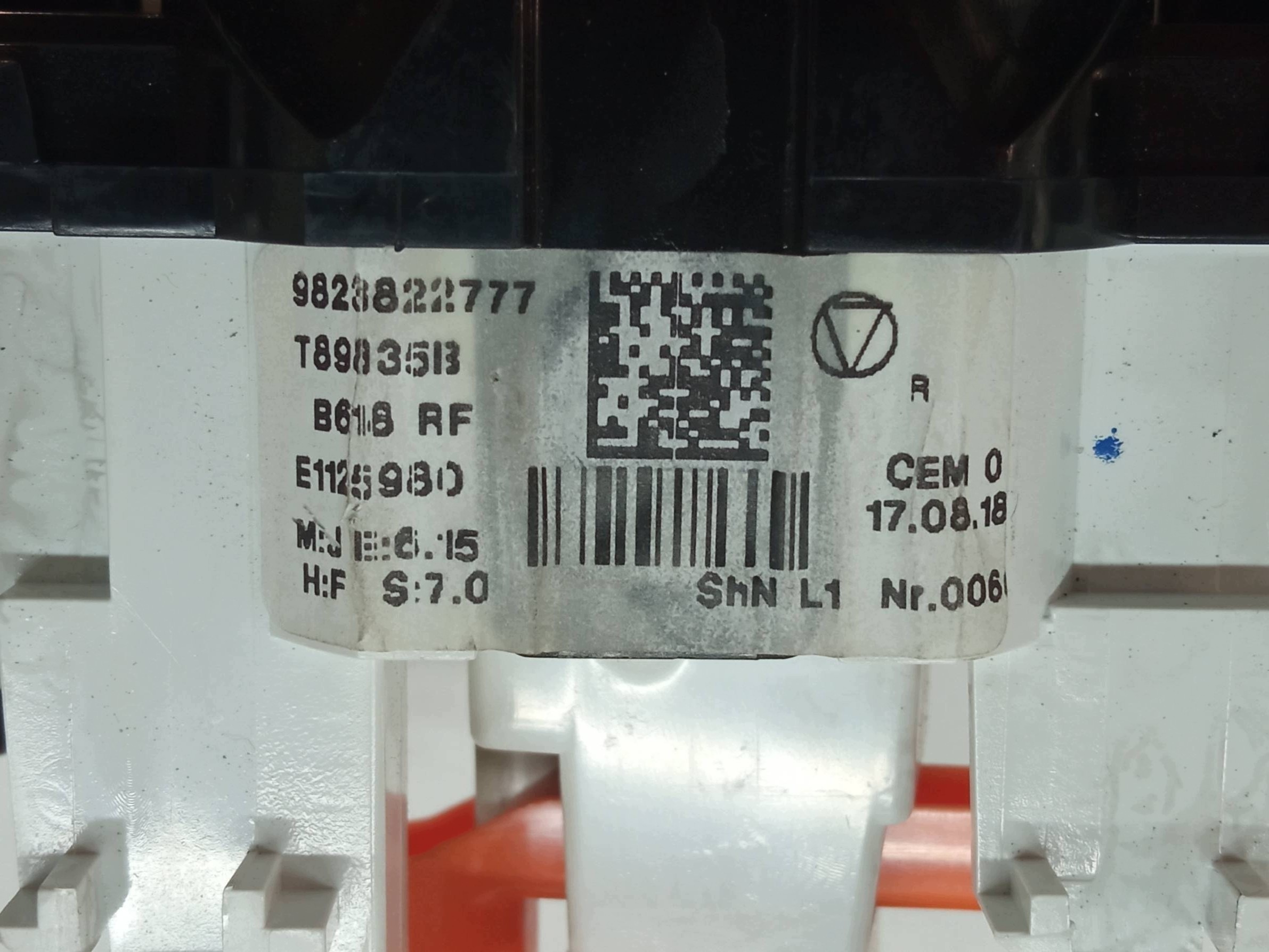 PANEL BOCCHETTE 9823822777 Citroen C3 III (2016-2024)